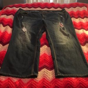 Size 24w Deconstructed Cato Jean- Plus Size Sassy!